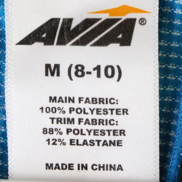 Avia Blue Speckled Sleeveless Activewear Top 100% Polyester Womens Size M (8-10)