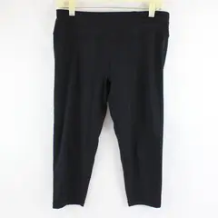 Sweaty Betty Solid Black Color All Day Crop Legging Activewear Women's Size L