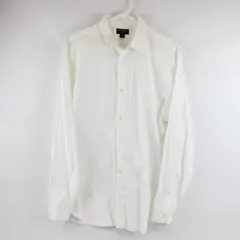 Banana Republic White Long-Sleeved Button-Up Men's Large 16-16.5