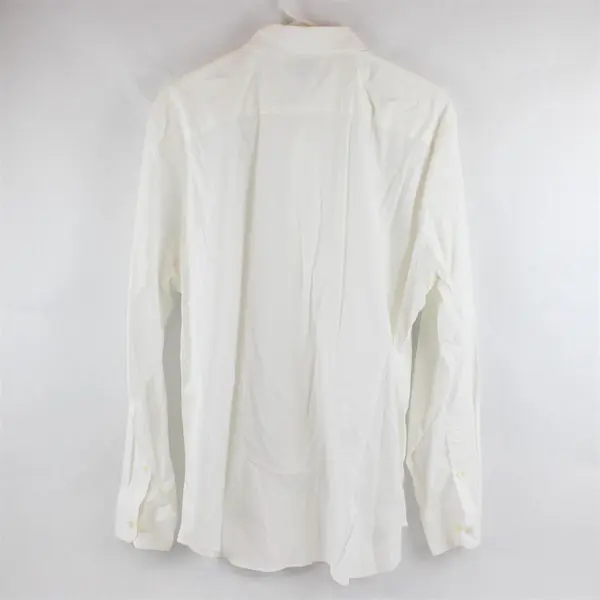 Banana Republic White Long-Sleeved Button-Up Men's Large 16-16.5