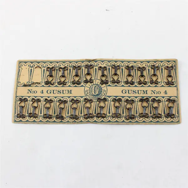 Vintage Gusum Hooks and Eyes Sewing Supplies