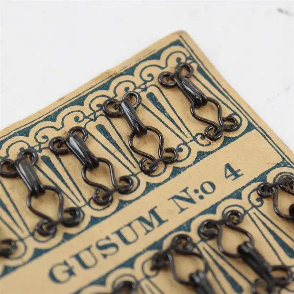 Vintage Gusum Hooks and Eyes Sewing Supplies