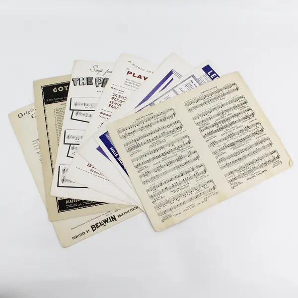 Lot Of 8 Vintage Piano Solo Sheet Music Lyrics 1940s 1950s Used