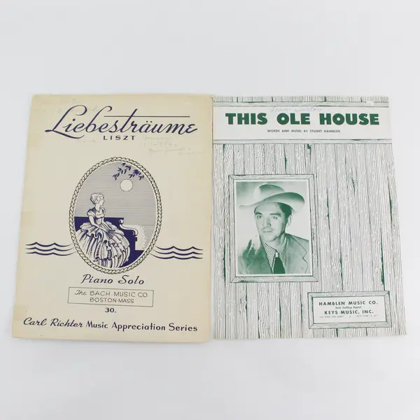Lot Of 8 Vintage Piano Solo Sheet Music Lyrics 1940s 1950s Used