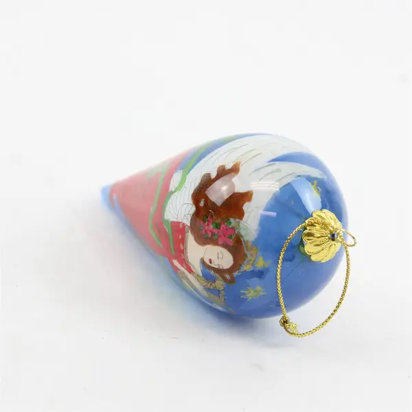 Li Bien 2010 Glass Angel Christmas Ornament with Box