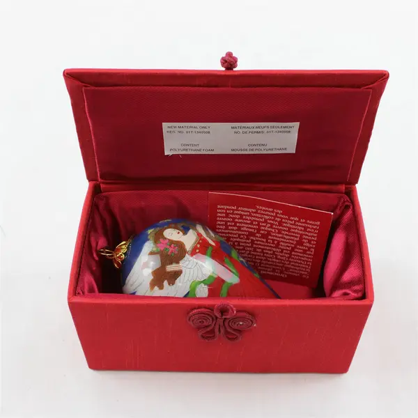 Li Bien 2010 Glass Angel Christmas Ornament with Box