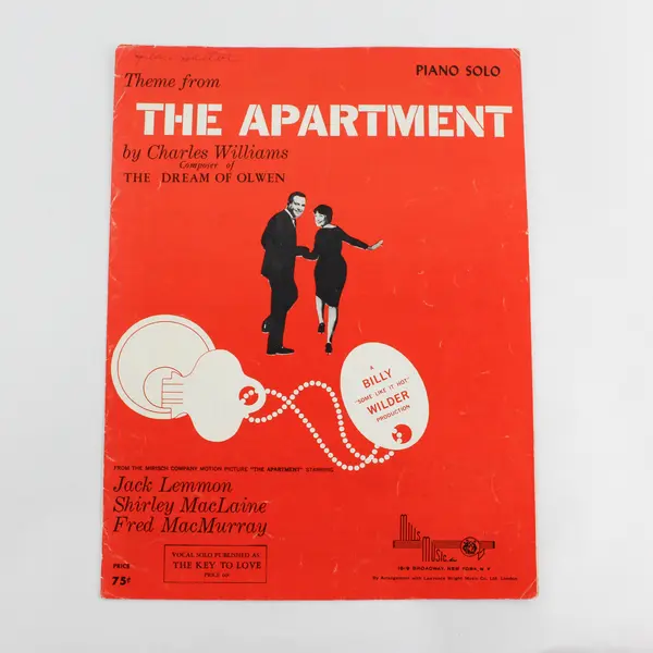 Vintage Theme From The Apartment Piano Solo Sheet Music Song Book 