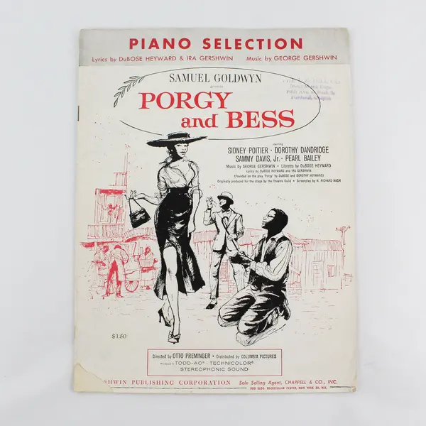 Vintage Porgy And Bess Gershwin Film Piano Selection Sheet Music Song Book