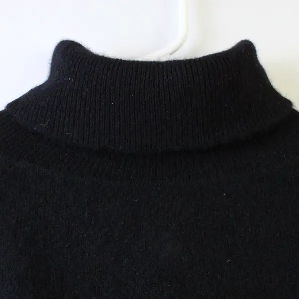 Charter Club Black Cashmere Turtleneck Sweater Women's Large
