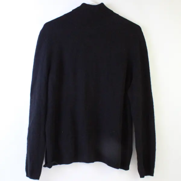 Charter Club Black Cashmere Turtleneck Sweater Women's Large