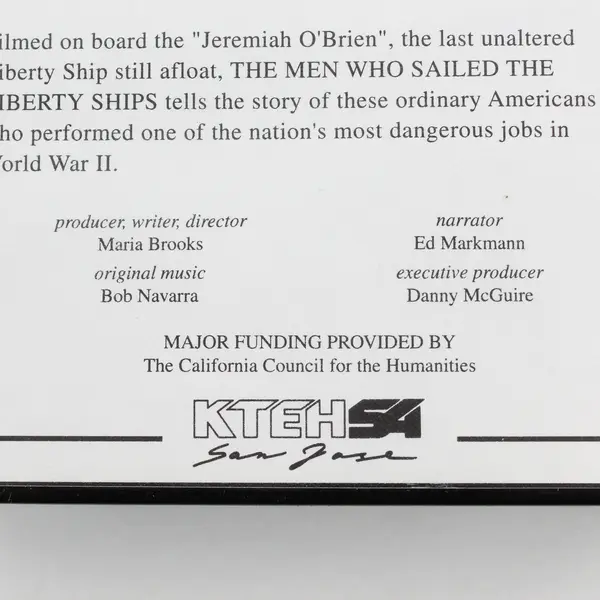 The Men Who Sailed the Liberty Ships VHS Tape 1994 Edition WWII History