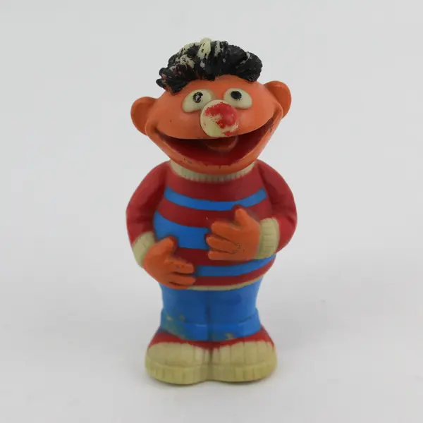 Vintage 1979 Muppets Inc. Ernie Sesame Street Muppet Squeeze Squeaky Toy