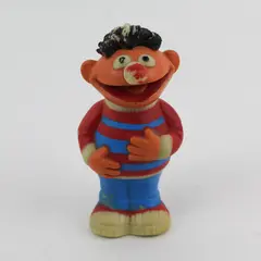 Vintage 1979 Muppets Inc. Ernie Sesame Street Muppet Squeeze Squeaky Toy