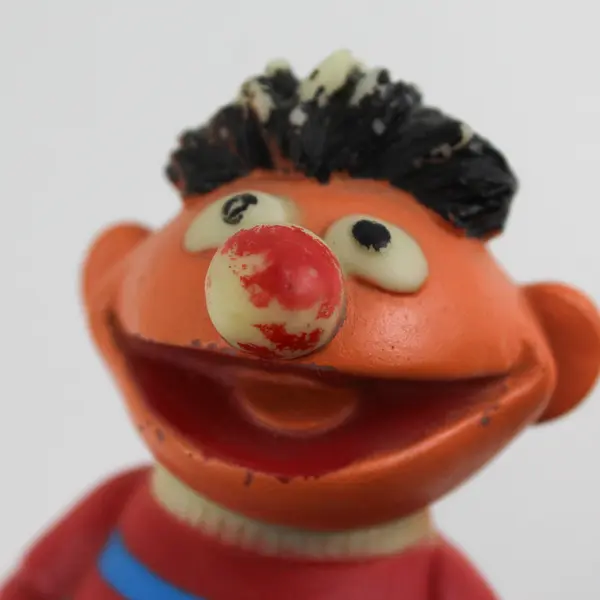 Vintage 1979 Muppets Inc. Ernie Sesame Street Muppet Squeeze Squeaky Toy