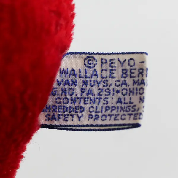 Vintage 1981 Peyo Wallace Berrie Papa Smurf Stuffed Plush Toy 8"