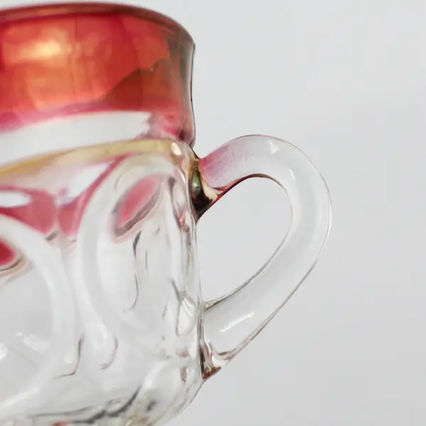 VTG Indiana Glass Lexington Ruby Flash Footed Replacement Punch Cup