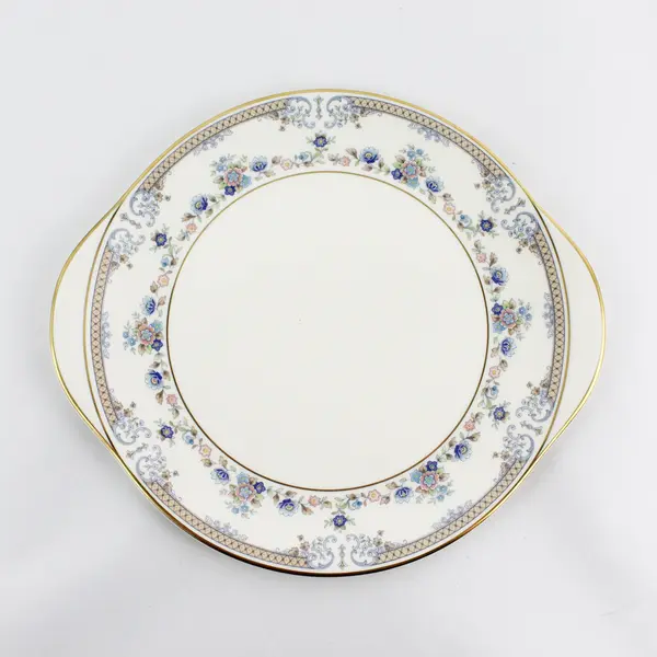 Royal Doulton Highland Valley Handled Bone China Cake Plate