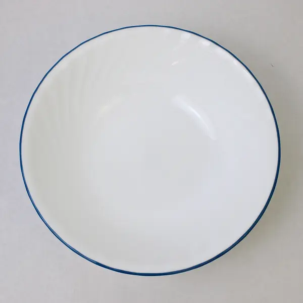 Lot Of 2 Corning Blue Velvet (Corelle) Pattern Round Soup Bowls 8.75" Diameter