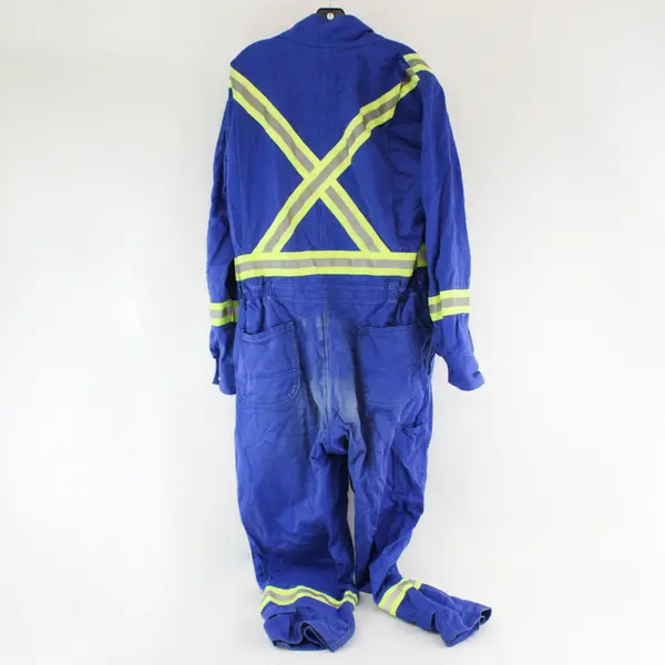 Carhartt Men's 44R Royal Blue Flame Resistant High Visibility Coveralls 