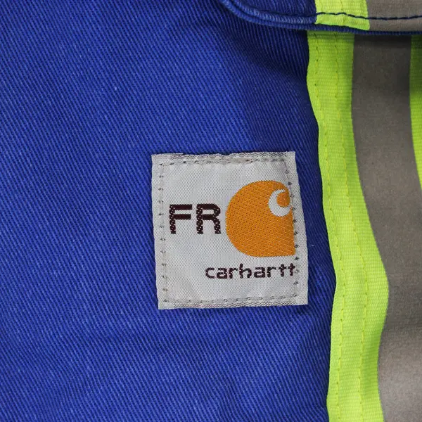 Carhartt Men's 44R Royal Blue Flame Resistant High Visibility Coveralls 