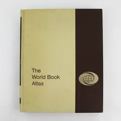 Vintage The World Book Atlas 1973 Hardcover - Rand McNally & Co.