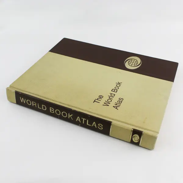 Vintage The World Book Atlas 1973 Hardcover - Rand McNally & Co.