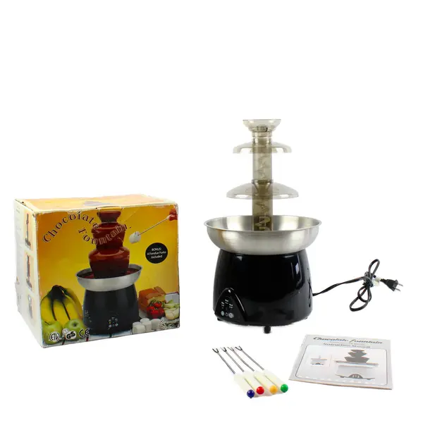 Blackhawk Chocolate Fountain Set With 4 Fondue Forks Model #UE40029