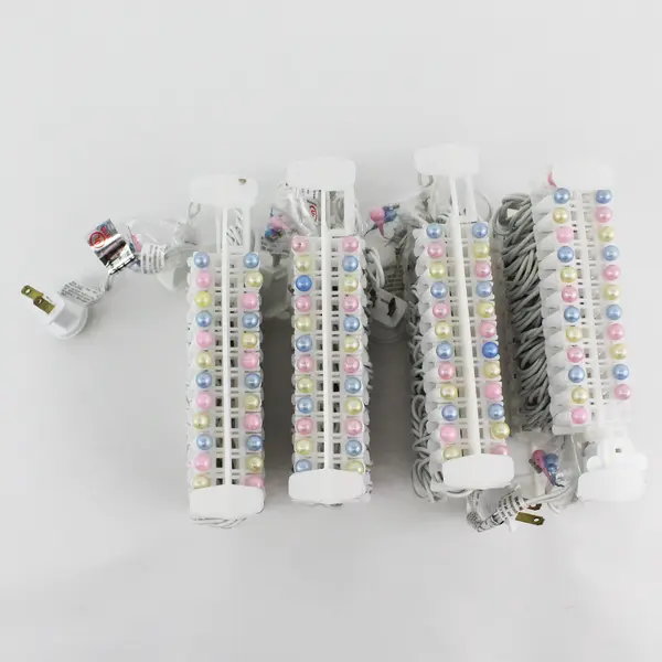 4 Strands Of 48 Pastel Colored LED Lights For Easter Birthdays  Weddings Etc.