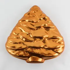 Vintage Mid Century Copper Christmas Tree Food Mold