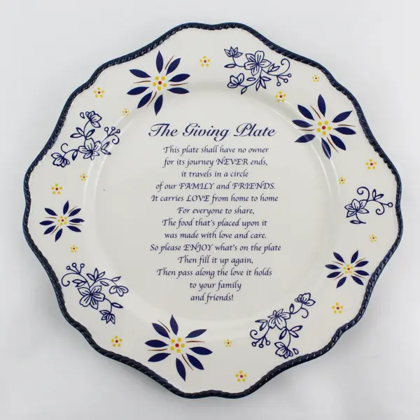 Temptations The Giving Plate Christmas Holidays 12.25" 