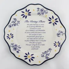 Temptations The Giving Plate Christmas Holidays 12.25" 