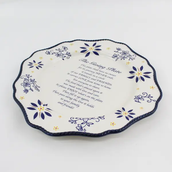 Temptations The Giving Plate Christmas Holidays 12.25" 