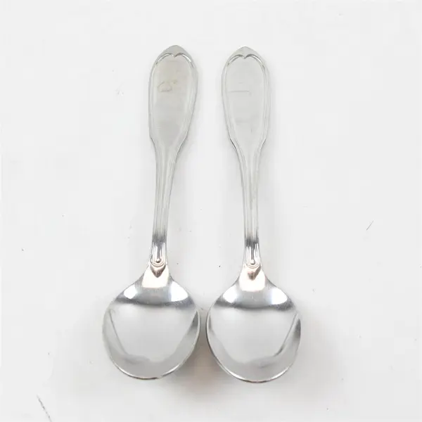 Lot of 2 Retroneu Capri Stainless Steel Teaspoons 6.5"