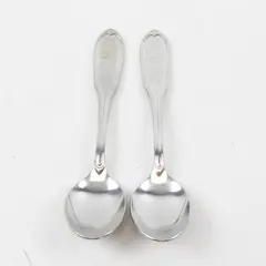 Lot of 2 Retroneu Capri Stainless Steel Teaspoons 6.5"