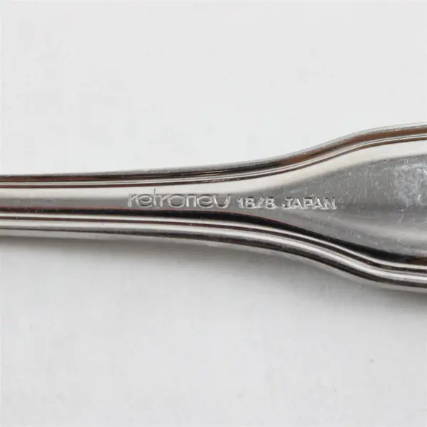 Lot of 2 Retroneu Capri Stainless Steel Teaspoons 6.5"