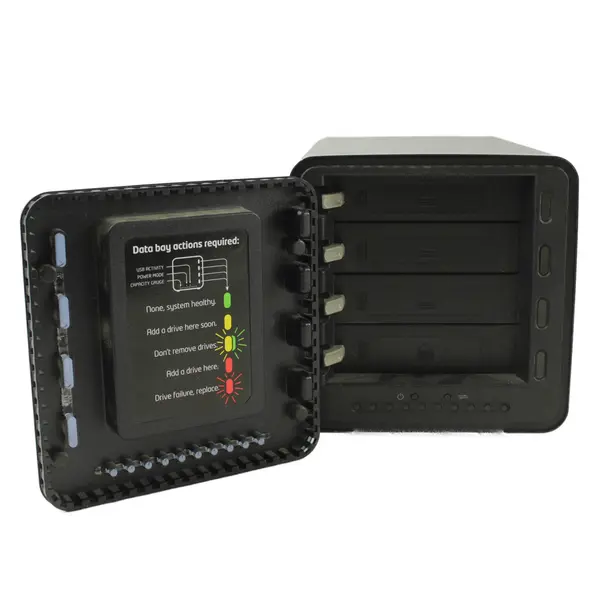 Data Robotics DROBO DRO4D-U 4-Bay Desktop Hard Drive Enclosure Untested