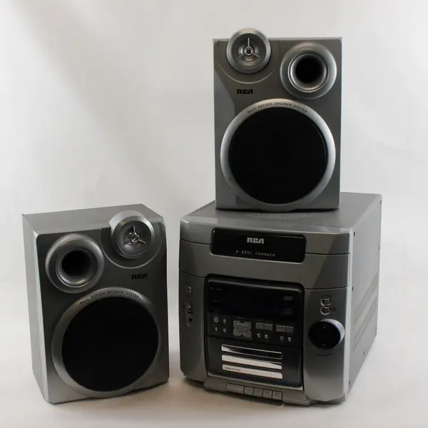 RCA RS 2650 Stereo AM/FM Radio/5 Disc CD/Cassette Shelf System Tested