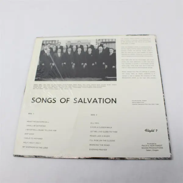 The Valley Men's  Chorus singing  Songs of Salvation 12" Vinyl Record