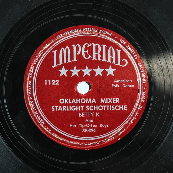 Betty K  Oklahoma Mixer 10" Shellac Record