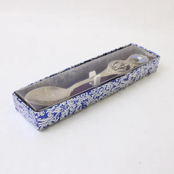 Mt St Helens 1980 Souvenir Collector Spoon w/ Eruption Fragments Charm