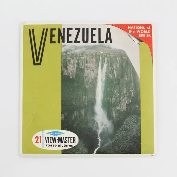 Vintage View-Master Venezuela B050 Packet 3 Reel Set With Booklet
