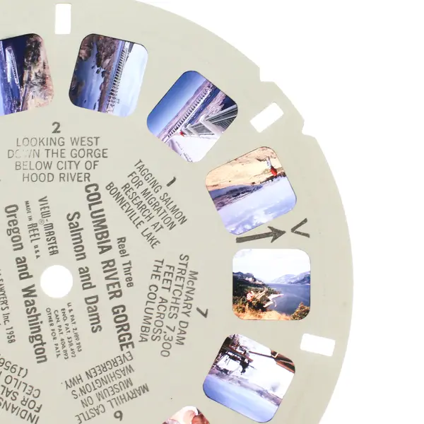 Vintage View-Master Columbia River Gorge Oregon Washington 3 Reel Set A249
