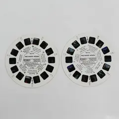 Set Of 2 Vintage View-Master The White House A793 Reels 1-2