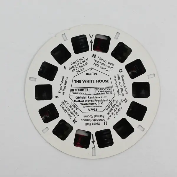 Set Of 2 Vintage View-Master The White House A793 Reels 1-2