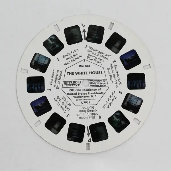 Set Of 2 Vintage View-Master The White House A793 Reels 1-2