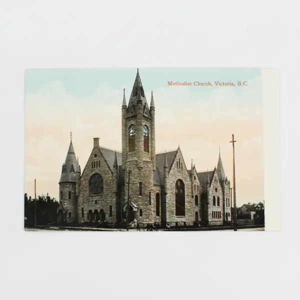 Lot Of 3 Victoria BC Canada Postcards Methodist Church Beacon Hill Park Mt Baker
