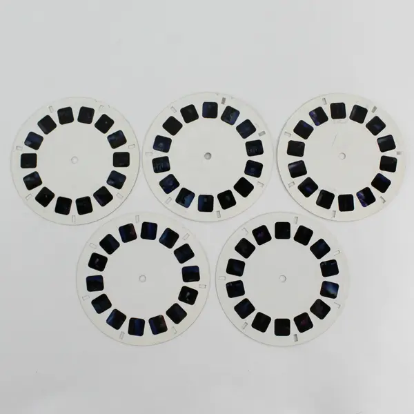 Lot of 5 Vintage View-Master Scenic Picture Tour USA Canada Reels RP 100