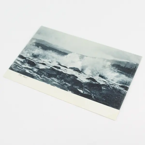 Vintage The Surf Litho Postcard Marine Series No 3806 Adolph Selige Co