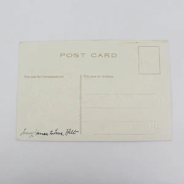 Vintage A Merry Christmas Embossed Greeting Card Postcard P Sander