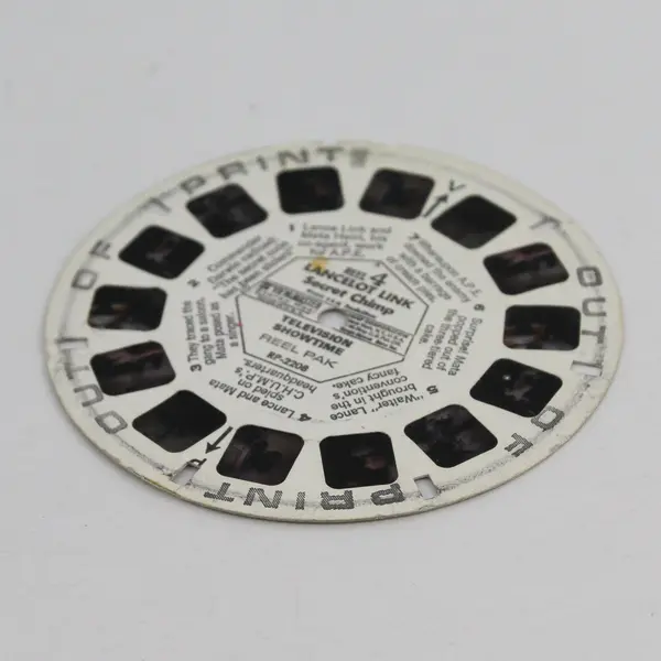 View-Master Lancelot Link Secret Chimp TV Show RP 2208 Reel 4 Out Of Print